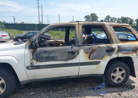 2004 Chevrolet Trailblazer Ls from USA, damaged, VIN 1GNDT13S142431850